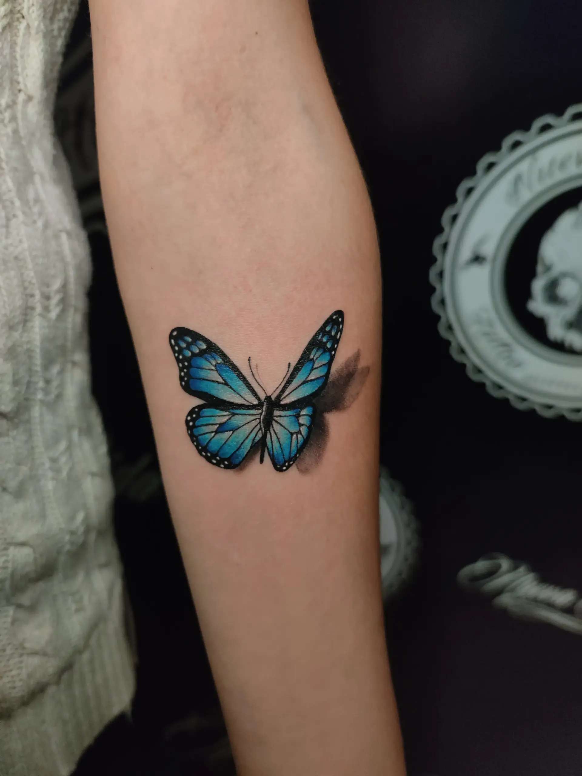 Mariposa azul