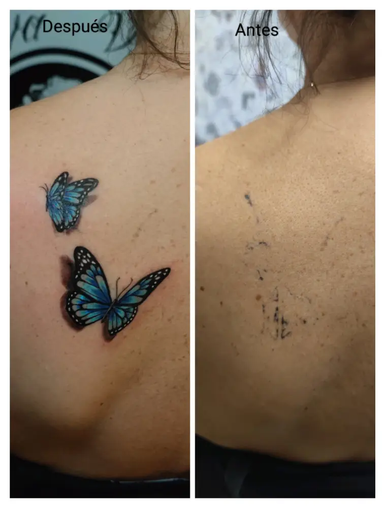 Mariposas azules